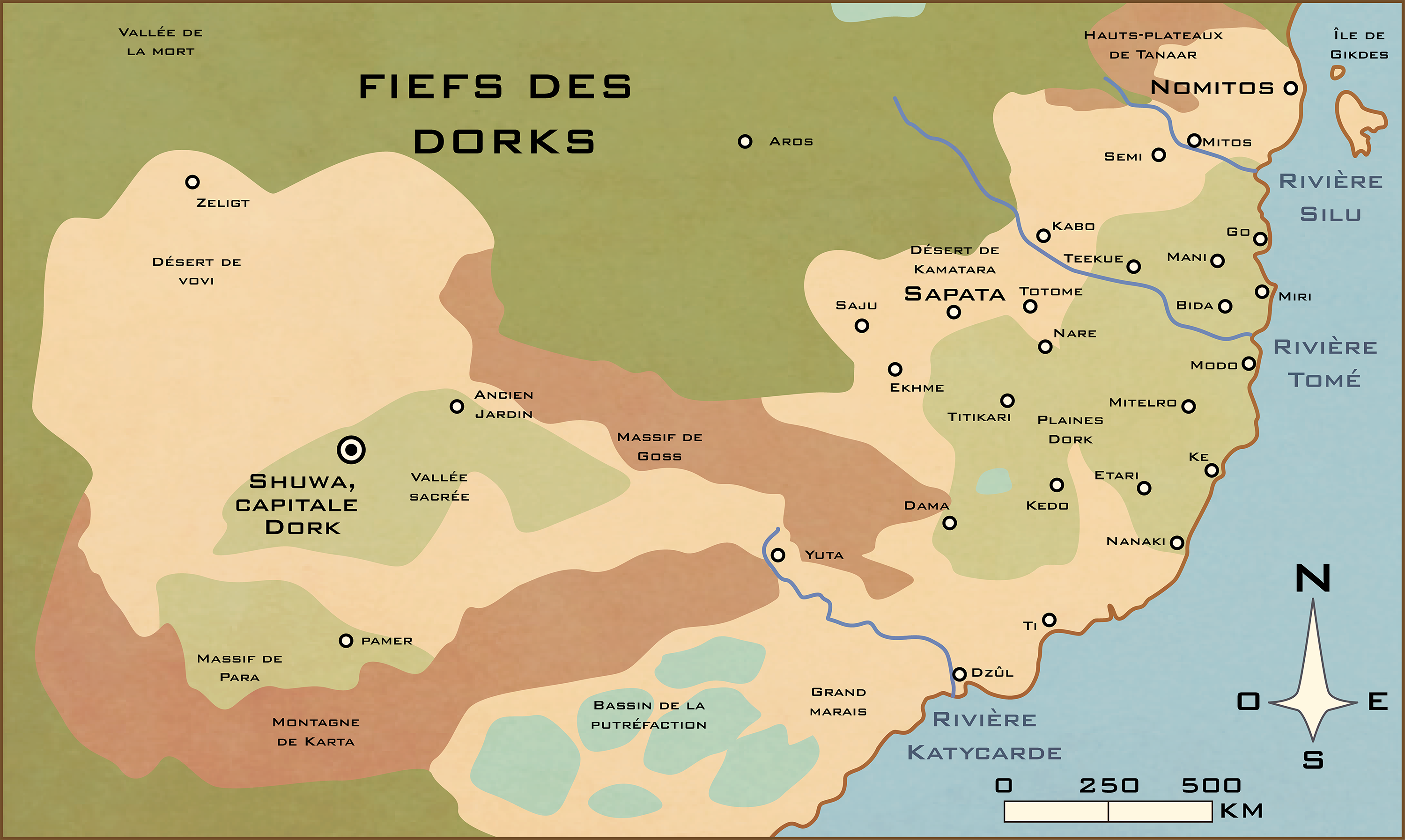 Carte du monde de Nausicäa